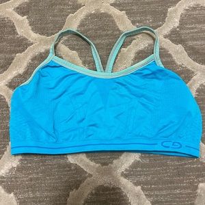 Champion Size Youth Large Blue Sports Bra